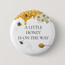 Search for honey bee buttons Watercolor