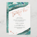 Search for geode birthday invitations Watercolor