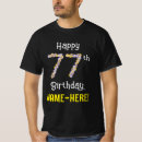 Search for 77 number tshirts 77th birthday