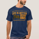 Search for life behind bars tshirts Mtb