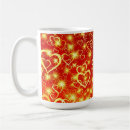 Search for yellow hearts mugs Red