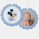 Search for baby mickey mouse ornaments Disney family milestone