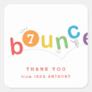 Search for bounce house thank you stickers Colourful