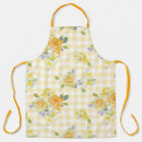 Search for yellow roses aprons Kitchen