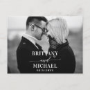 Search for black and white save the dates postcards Minimalist