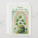 Search for vintage st patricks day cards Clover