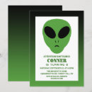 Recherche de alien vert invitations Espace extra atmosphérique
