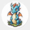 Search for dragon fantasy stickers Whimsical