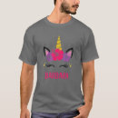 Search for unicorn face tshirts Birthday