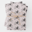 Search for skull and crossbones wrapping paper Goth