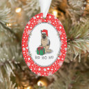 Search for german shepherd dog ornaments Santa claus
