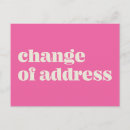 Recherche de mini cartes postales Changement d'adresse