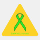 Search for lime green ribbon stickers Awareness