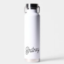 Search for girly water bottles Black and white