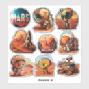 Search for mars mission stickers Astronaut