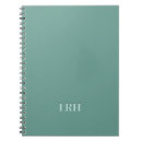 Search for mint green notebooks Monogrammed
