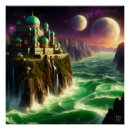 Search for green moon posters Planet