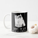 Search for sitting cat mugs Funny