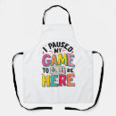Search for funny video game aprons Gamer