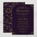 Search for purple quinceanera invitations Elegant