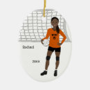 Search for orange and black ornaments Volleyball
