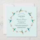 Search for hummingbird invitations Blue