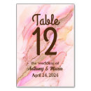 Search for pink metal table cards Metallic