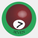 Search for number 7 stickers Colourful