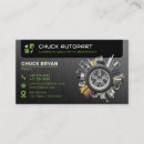 Search for auto parts business cards Professional