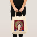 Search for blessed virgin mary tote bags For her