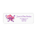 Search for two hearts return address labels Anniversary