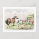 Recherche de peintures de cheval cartes postales Vintage