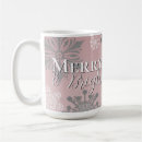 Search for pink snowflakes mugs Elegant