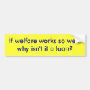 Search for loans bumper stickers Economy