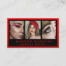 Search for gloss business cards Makeup artist