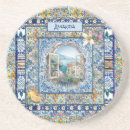 Search for ceramic coasters Mediterranean