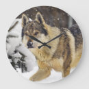 Recherche de loup gris horloges Loups