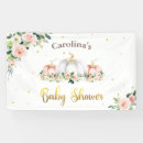 Search for pink and gold banners Pink floral baby shower