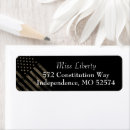 Search for us military return address labels Patriotic