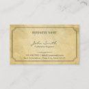 Recherche de papier âgé cartes visite Cru
