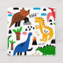 Search for dinosaur square invitations Prehistoric