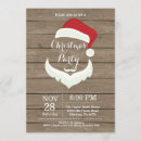 Search for retro seasonal invitations Santa claus