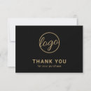 Recherche de black gold thank you cards Professionnel