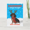 Search for dachshund merry christmas cards Cute