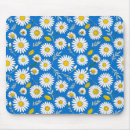 Search for and white daisy mousepads Yellow