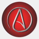 Recherche de athée autocollants Symbole