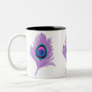 Recherche de plumes paon tasses Violet