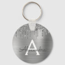 Search for faux glitter keychains Girly