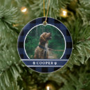 Search for plaid ornaments Navy blue