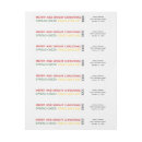 Search for rowing return address labels Colourful
